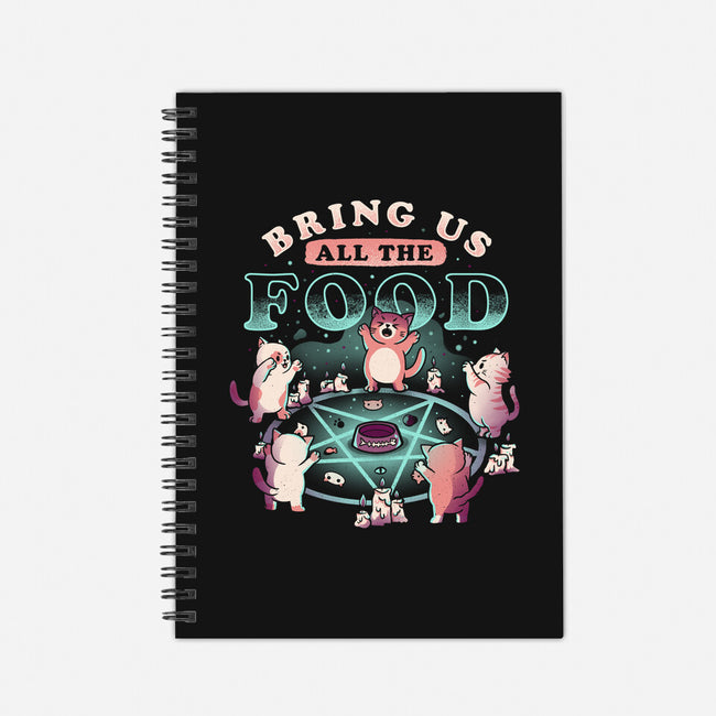 Bring Us All the Food-none dot grid notebook-eduely