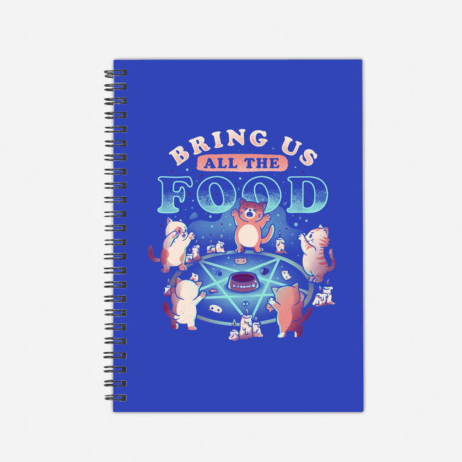 Bring Us All the Food-none dot grid notebook-eduely