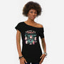 Bring Us All the Food-womens off shoulder tee-eduely