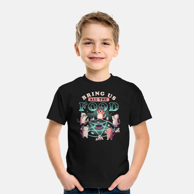 Bring Us All the Food-youth basic tee-eduely