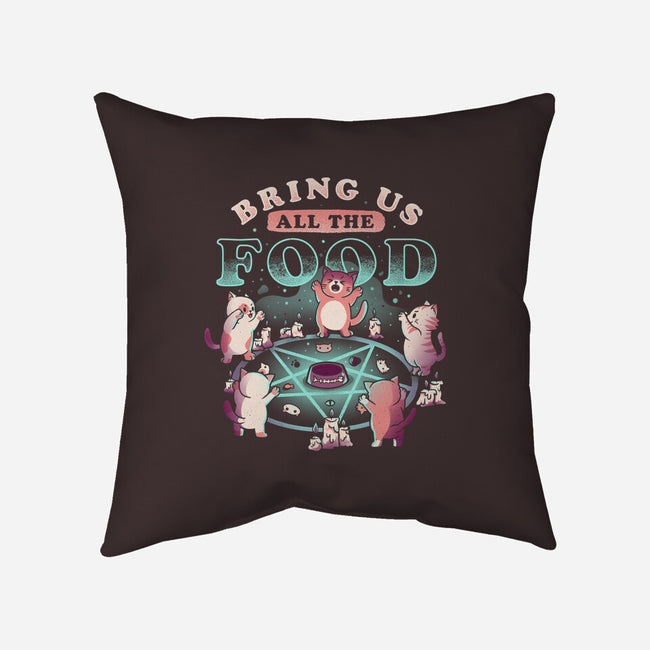 Bring Us All the Food-none non-removable cover w insert throw pillow-eduely