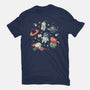 Cats in Space-womens basic tee-Geekydog
