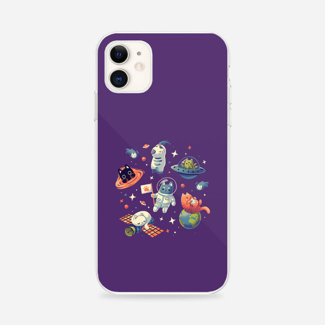 Cats in Space-iphone snap phone case-Geekydog