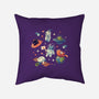 Cats in Space-none removable cover w insert throw pillow-Geekydog