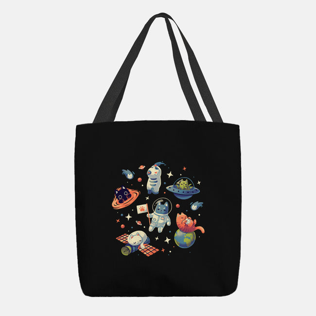 Cats in Space-none basic tote-Geekydog