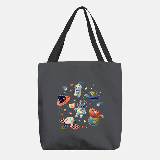Cats in Space-none basic tote-Geekydog