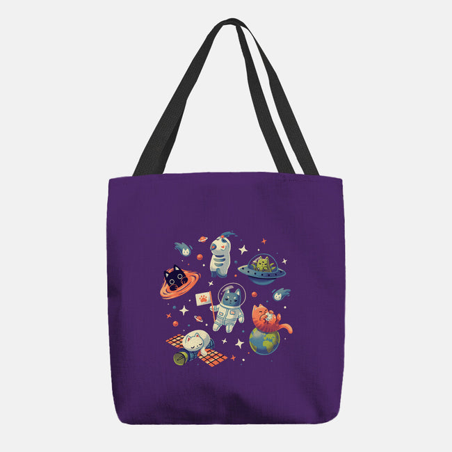 Cats in Space-none basic tote-Geekydog