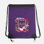 Metallicat-none drawstring bag-NemiMakeit