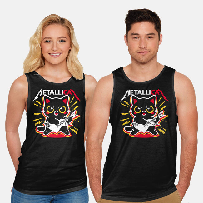 Metallicat-unisex basic tank-NemiMakeit