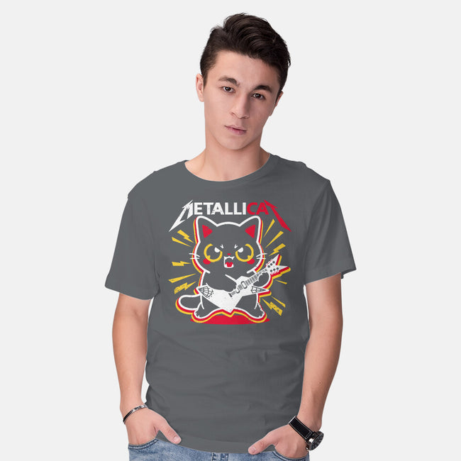 Metallicat-mens basic tee-NemiMakeit