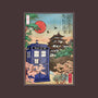 The Tardis in Japan-none removable cover w insert throw pillow-DrMonekers