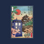 The Tardis in Japan-womens fitted tee-DrMonekers