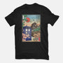 The Tardis in Japan-unisex basic tee-DrMonekers