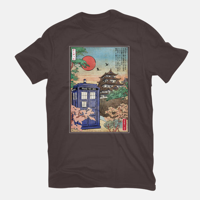 The Tardis in Japan-womens basic tee-DrMonekers