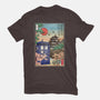 The Tardis in Japan-womens fitted tee-DrMonekers