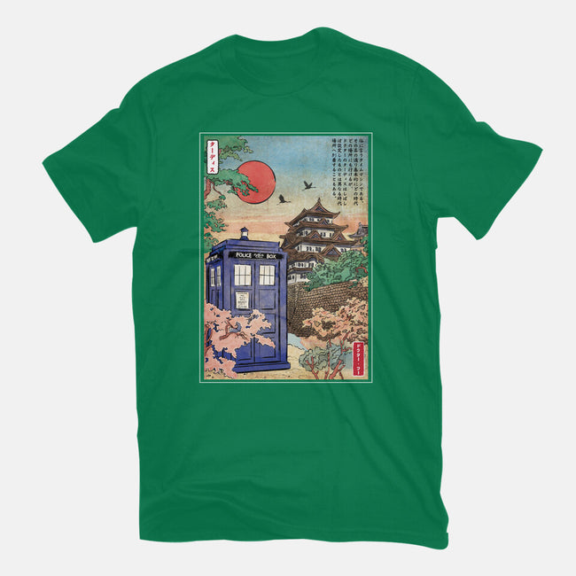 The Tardis in Japan-womens basic tee-DrMonekers