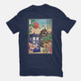The Tardis in Japan-womens fitted tee-DrMonekers