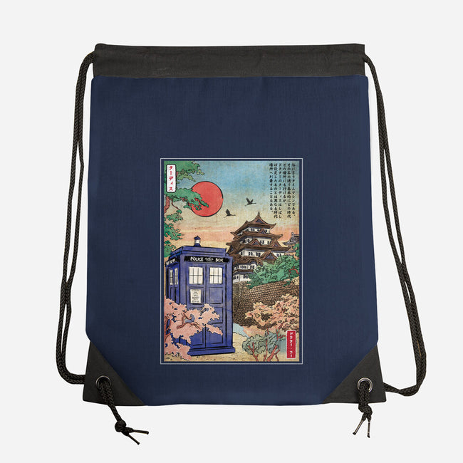 The Tardis in Japan-none drawstring bag-DrMonekers