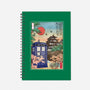 The Tardis in Japan-none dot grid notebook-DrMonekers