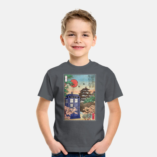 The Tardis in Japan-youth basic tee-DrMonekers