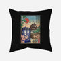 The Tardis in Japan-none removable cover w insert throw pillow-DrMonekers