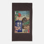 The Tardis in Japan-none beach towel-DrMonekers