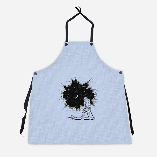 Breakthrough-unisex kitchen apron-Gamma-Ray