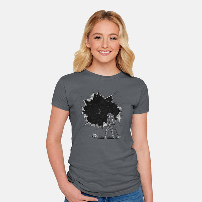 Breakthrough-womens fitted tee-Gamma-Ray