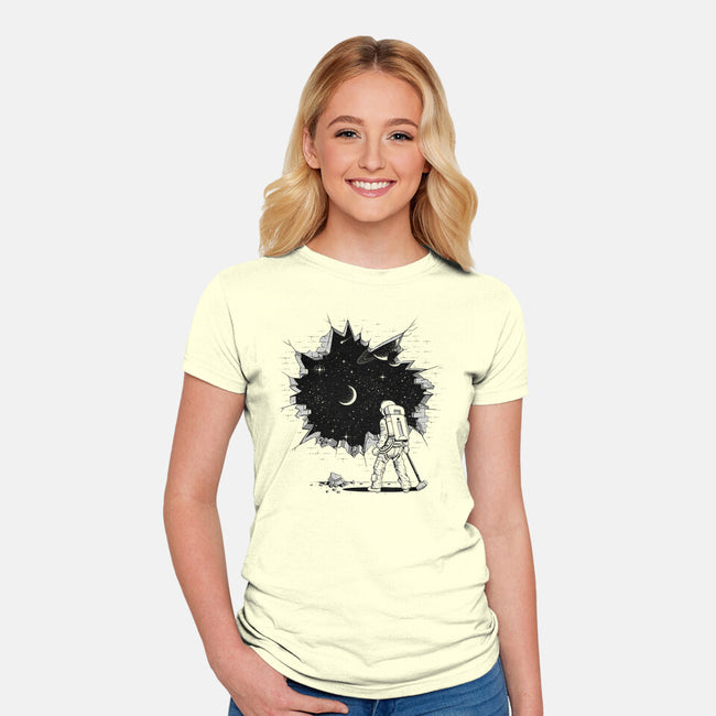 Breakthrough-womens fitted tee-Gamma-Ray