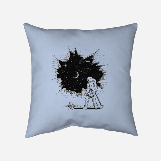 Breakthrough-none removable cover w insert throw pillow-Gamma-Ray