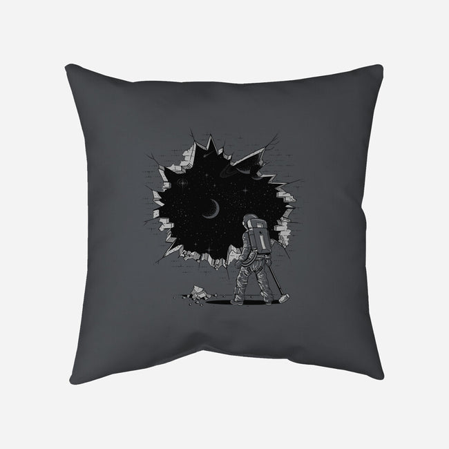 Breakthrough-none removable cover w insert throw pillow-Gamma-Ray