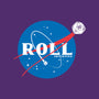 Space Roll-none polyester shower curtain-retrodivision