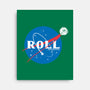 Space Roll-none stretched canvas-retrodivision