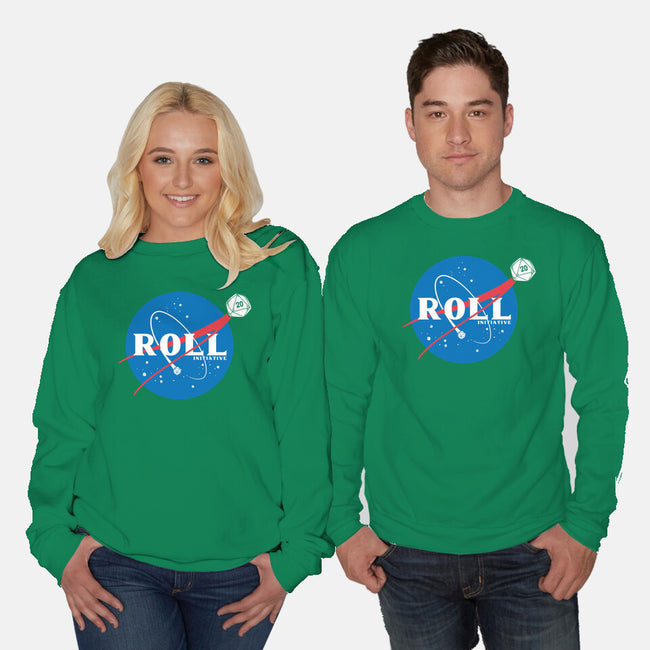 Space Roll-unisex crew neck sweatshirt-retrodivision