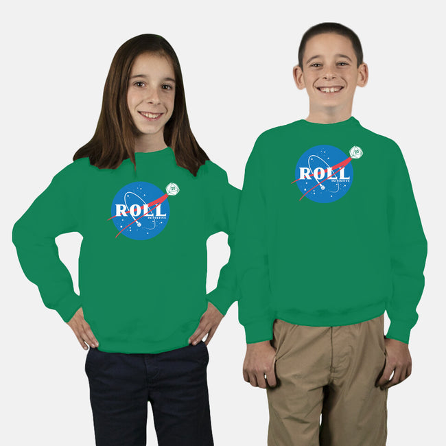 Space Roll-youth crew neck sweatshirt-retrodivision