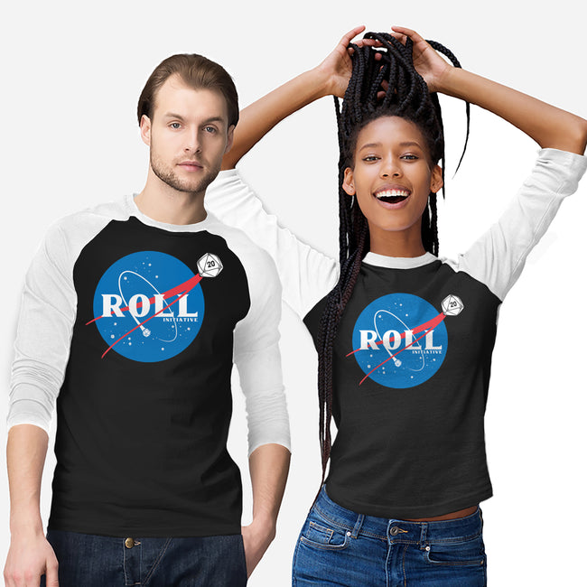 Space Roll-unisex baseball tee-retrodivision