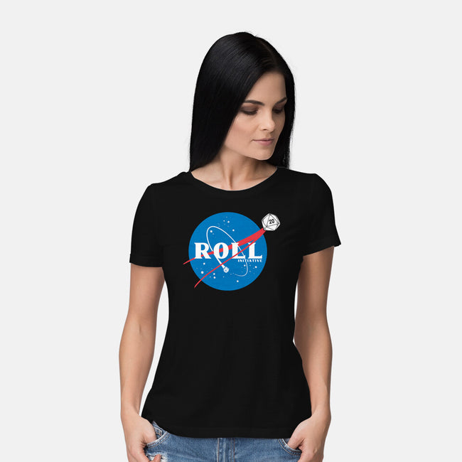 Space Roll-womens basic tee-retrodivision