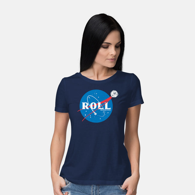 Space Roll-womens basic tee-retrodivision