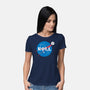 Space Roll-womens basic tee-retrodivision