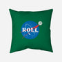 Space Roll-none removable cover w insert throw pillow-retrodivision
