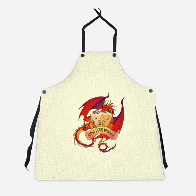 Roll Your Destiny-unisex kitchen apron-Damyanoman