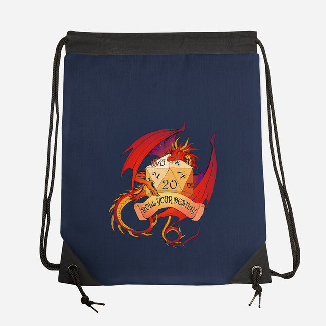 Roll Your Destiny-none drawstring bag-Damyanoman
