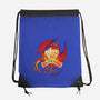 Roll Your Destiny-none drawstring bag-Damyanoman
