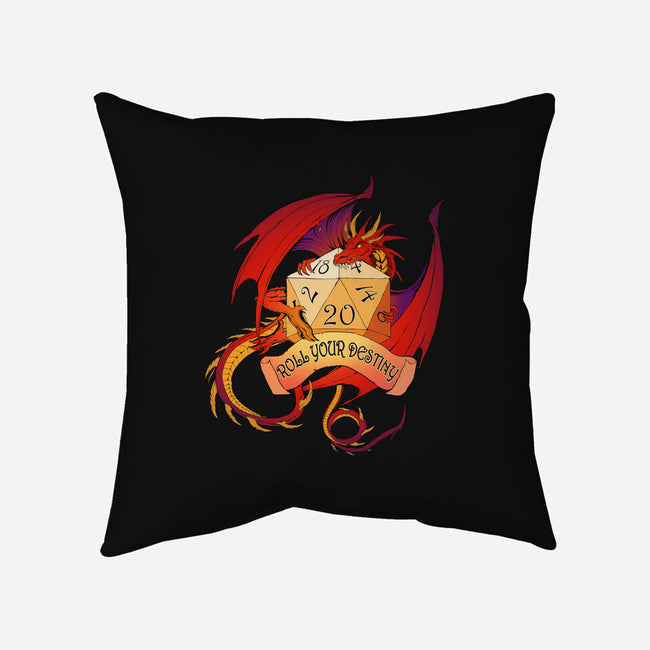Roll Your Destiny-none removable cover w insert throw pillow-Damyanoman