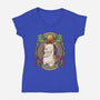 Moogle King-womens v-neck tee-Sarya