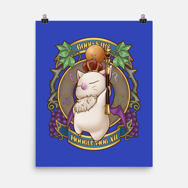 Moogle King-none matte poster-Sarya