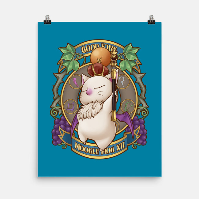 Moogle King-none matte poster-Sarya