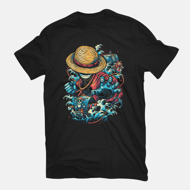 Colorful Pirate-womens fitted tee-glitchygorilla
