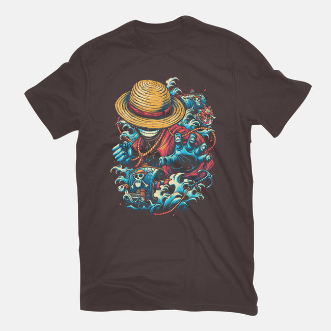 Colorful Pirate-womens fitted tee-glitchygorilla