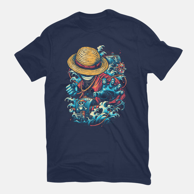 Colorful Pirate-mens premium tee-glitchygorilla